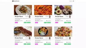 Planning a Recipe Website